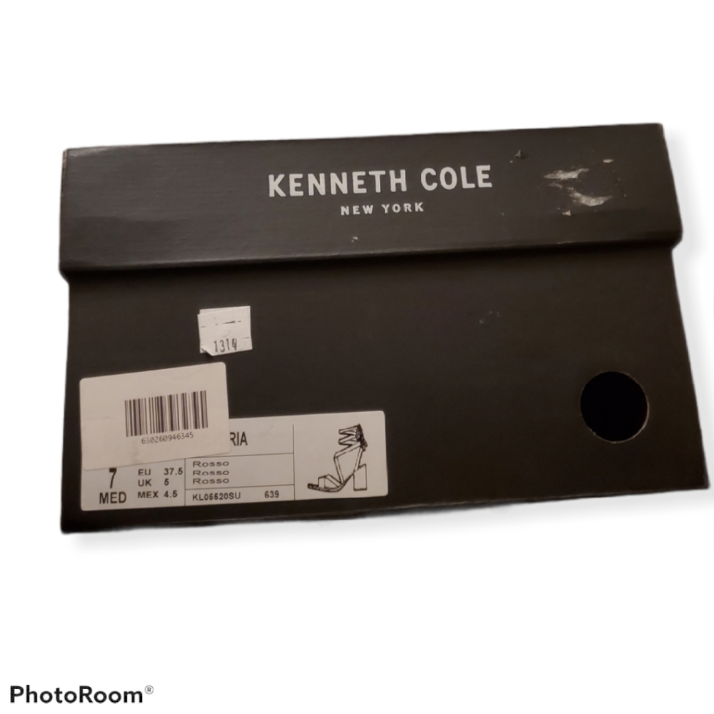 RED KENNETH COLE VICTORIA STRAPPY SANDALS - Picture 3 of 3